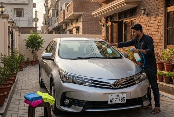 Clean your car with less water. Tips by Bulao.pk